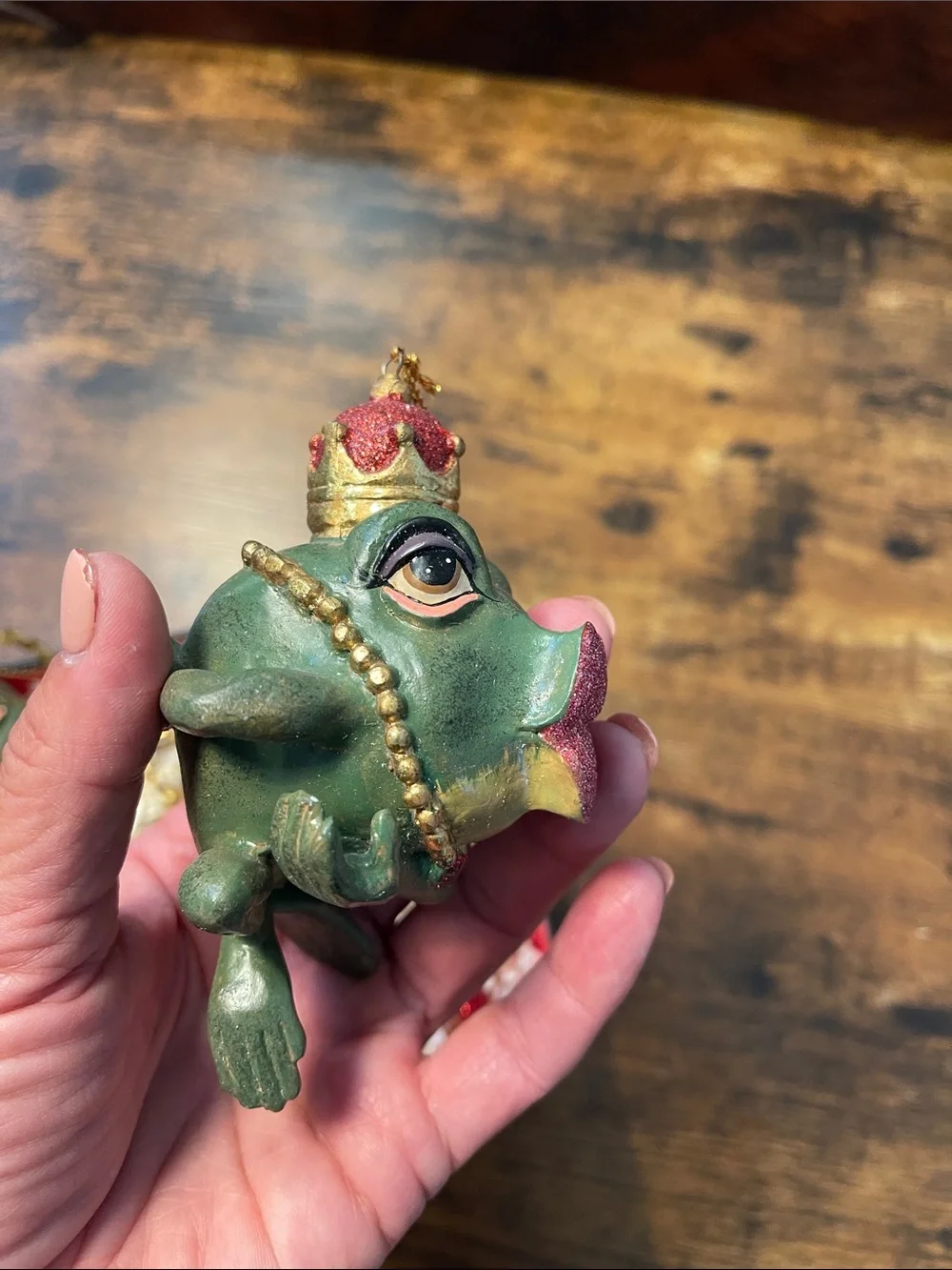 Katherines Collection festive frog
